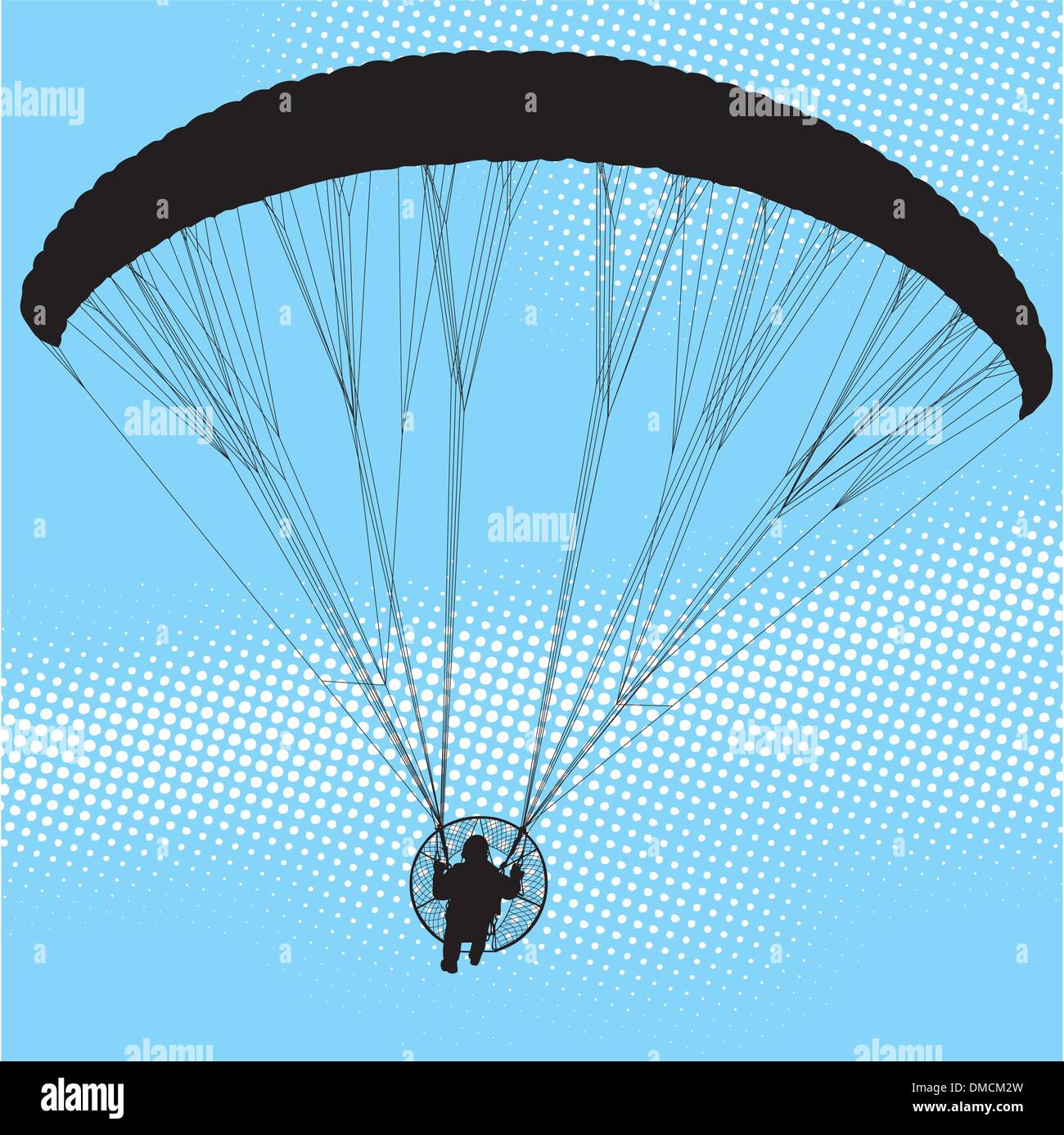 Powered skydiving Stock Vector Images - Alamy