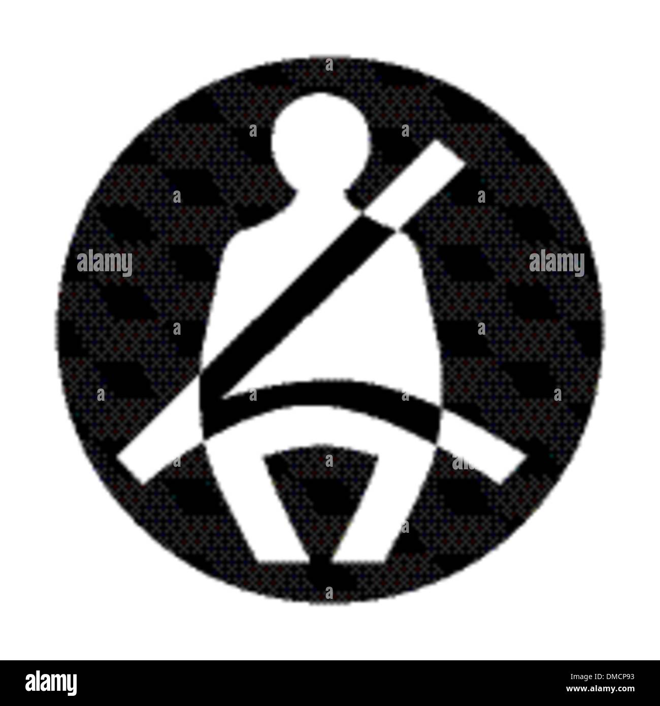 seatbelt icon Stock Vector