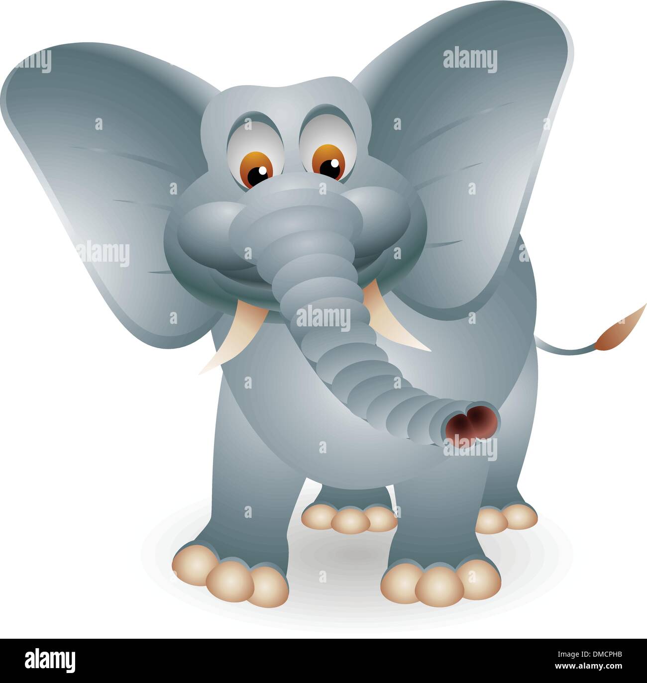 cute elephant cartoon Stock Vector Image & Art - Alamy