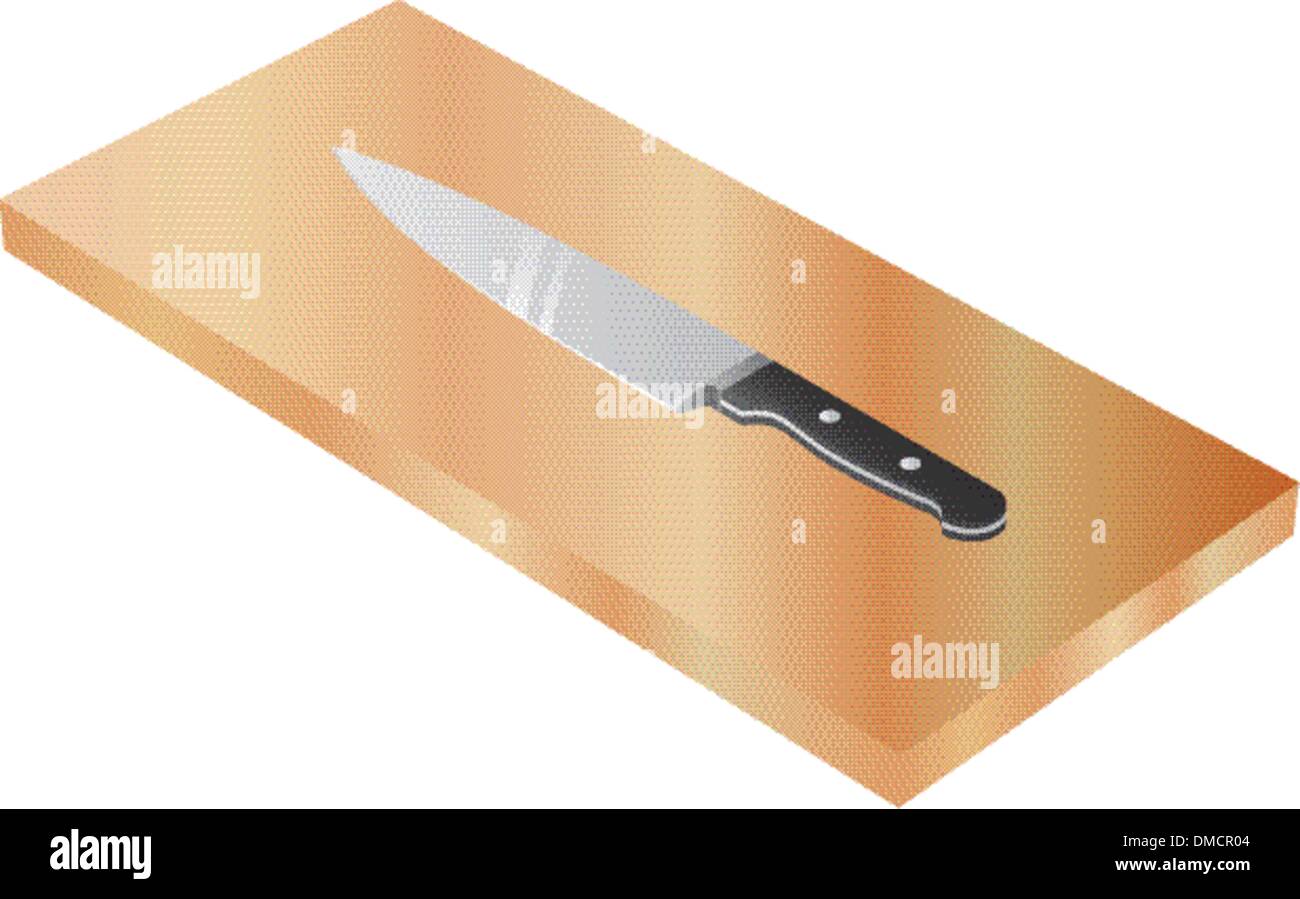 Cutting board danger Stock Vector Images Alamy