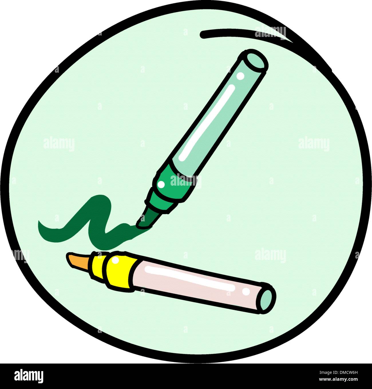 Green marking pen hires stock photography and images Alamy