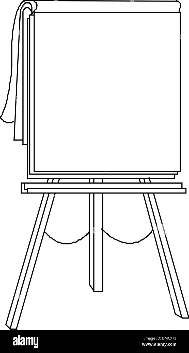 Blank flip chart Stock Vector Images - Alamy