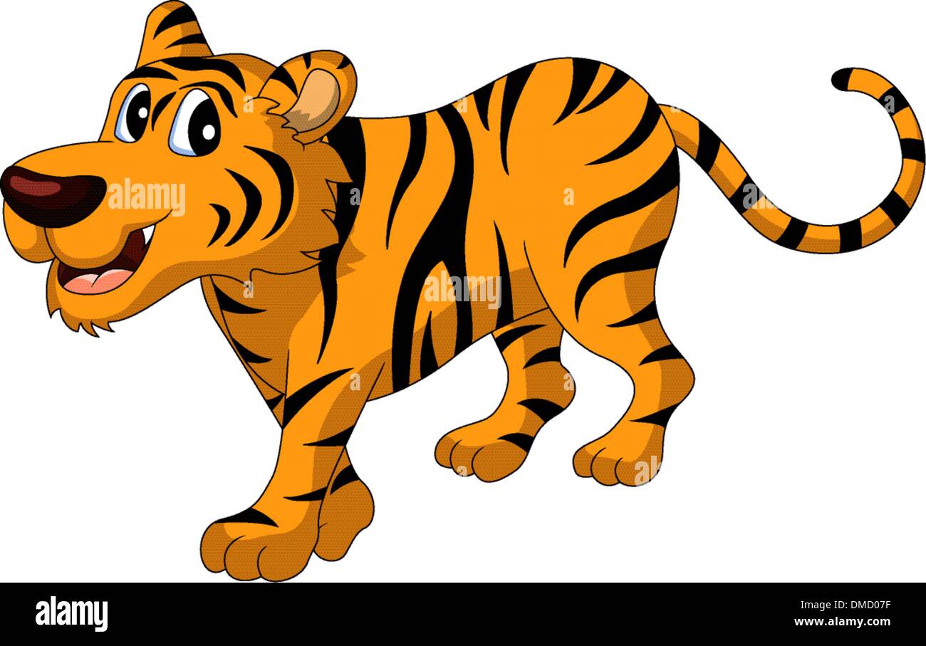 Cartoon tiger hi-res stock photography and images - Alamy
