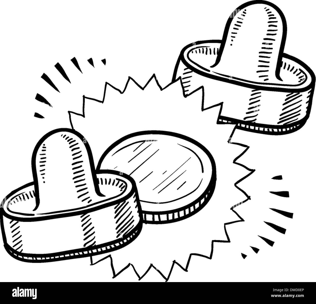 Air Hockey Table Black And White Stock Photos Images Alamy