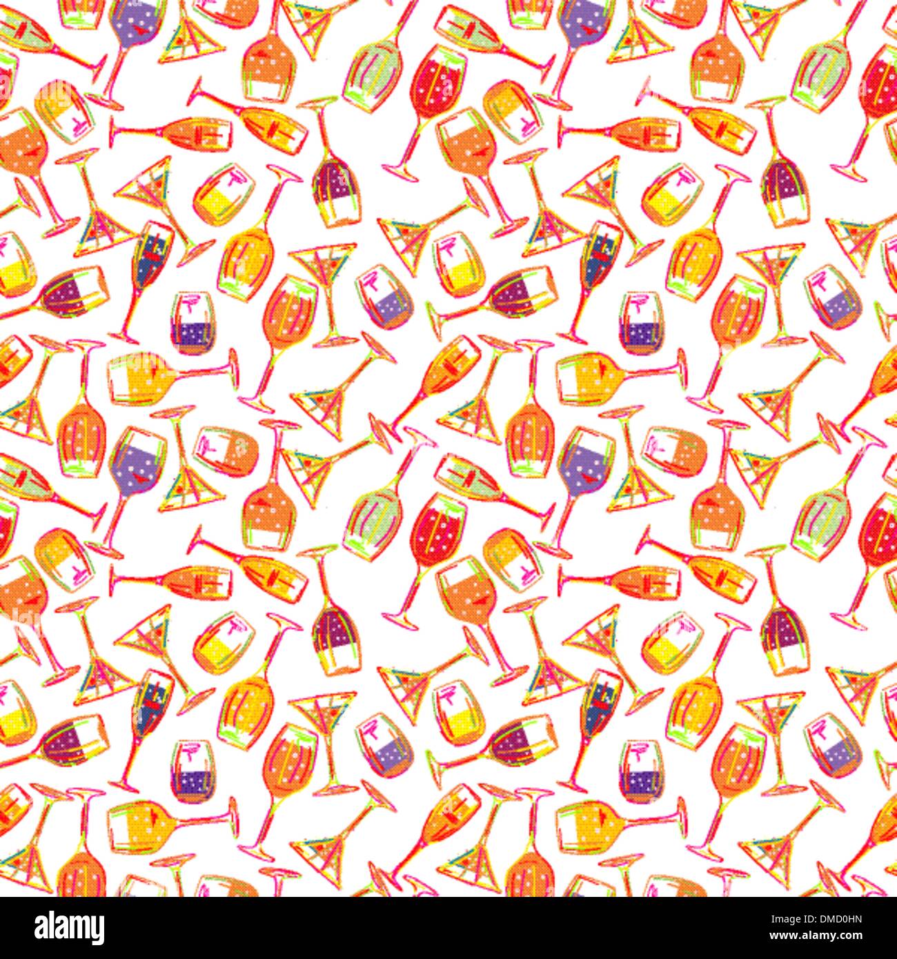 Martini cocktail pattern hi-res stock photography and images - Alamy