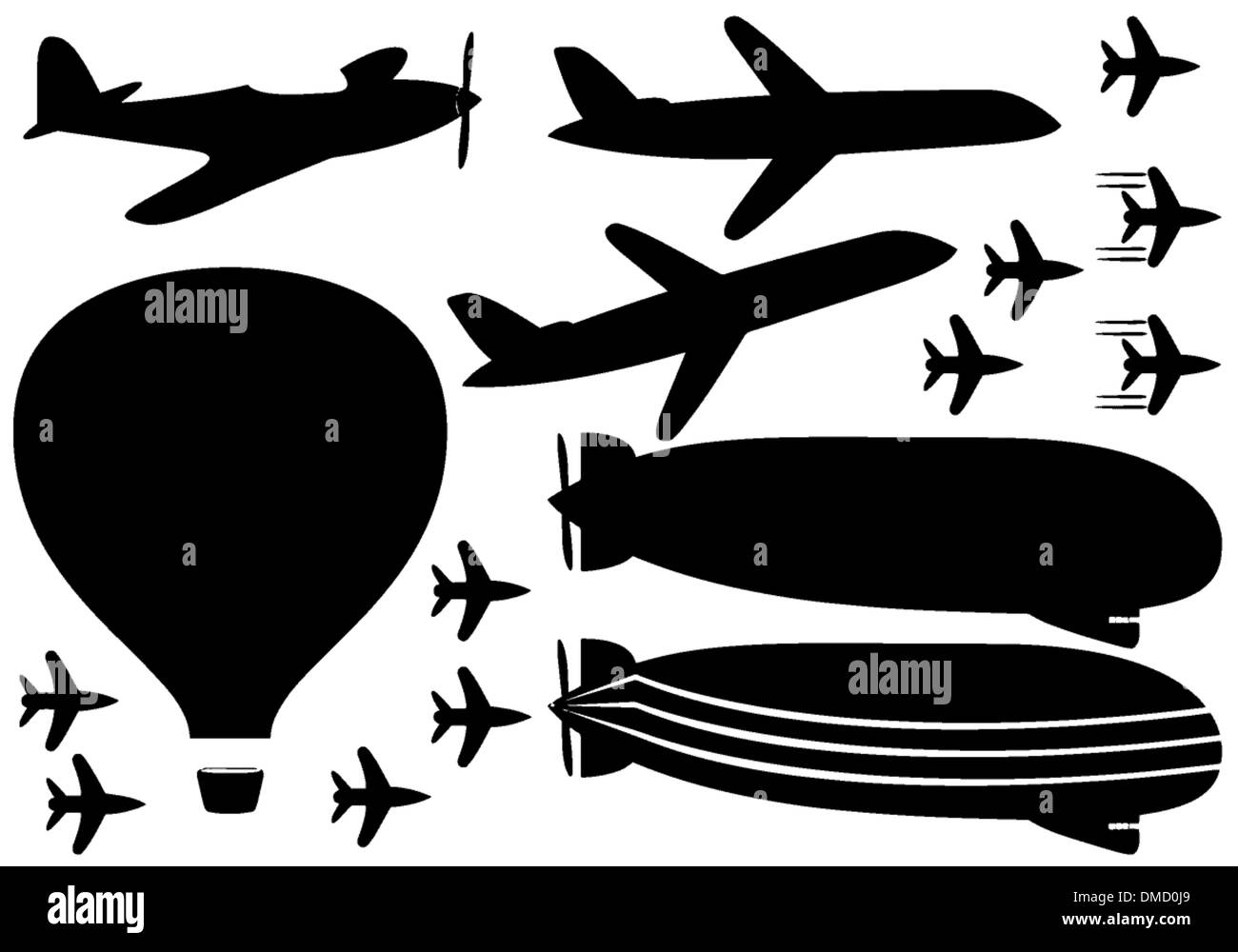 Fly vehicles Stock Vector