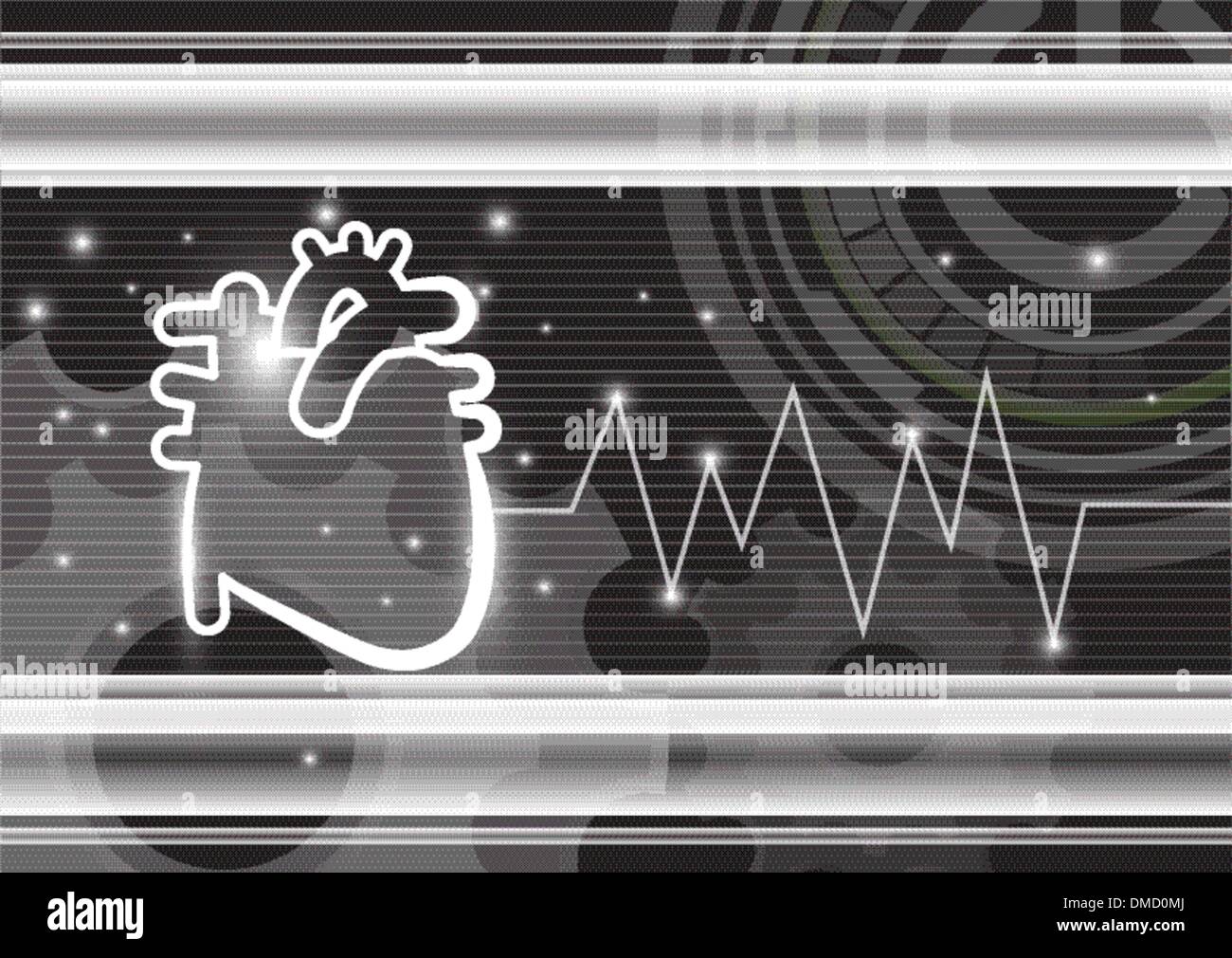 Abstract vector and heart background Stock Vector Image & Art - Alamy