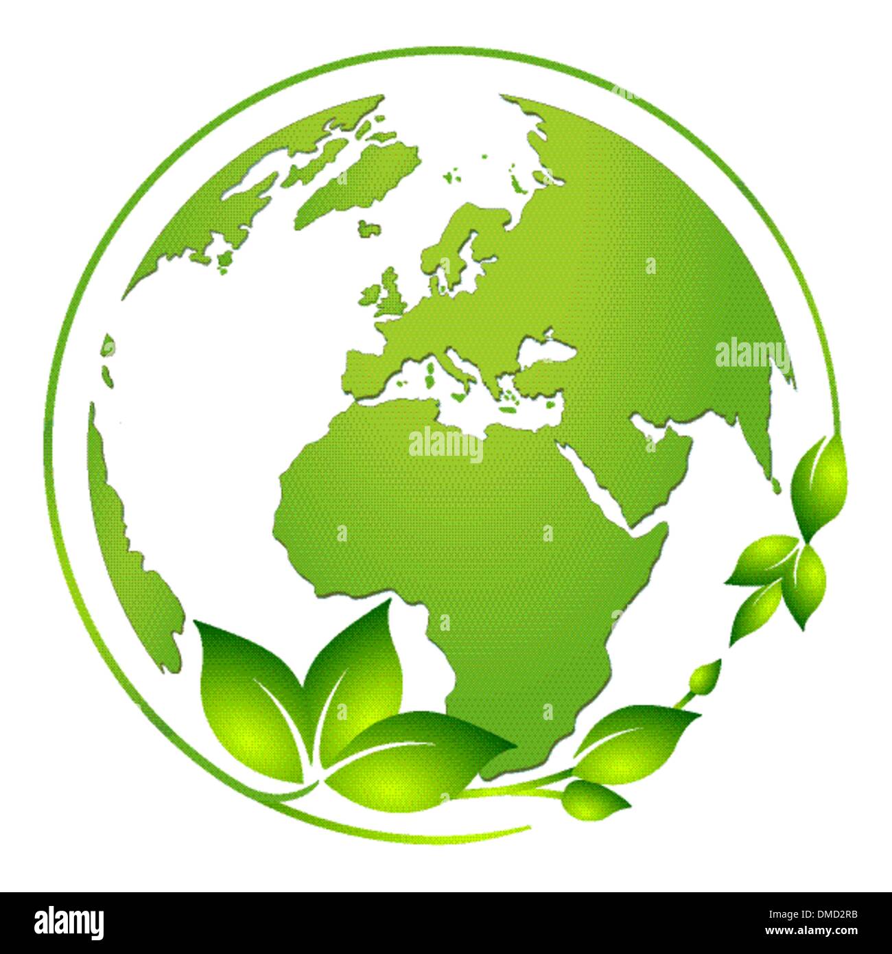 nature protection and landscape Stock Vector