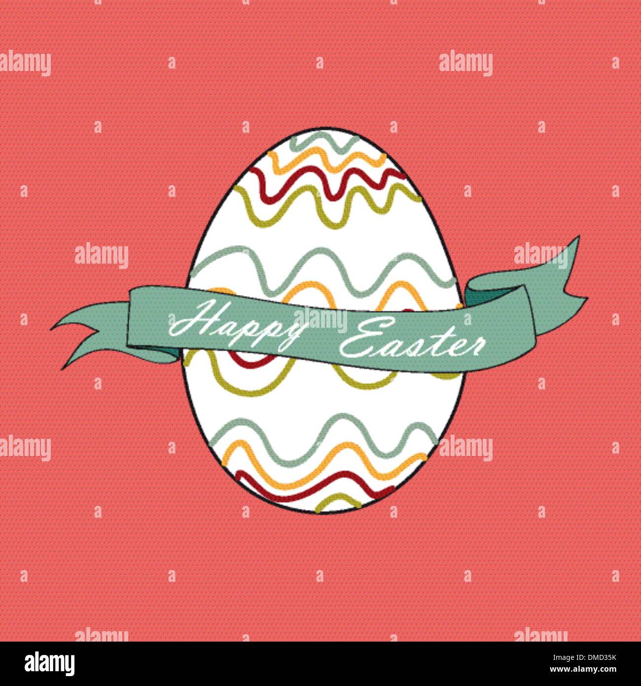 Happy Easter egg Stock Vector Image & Art - Alamy