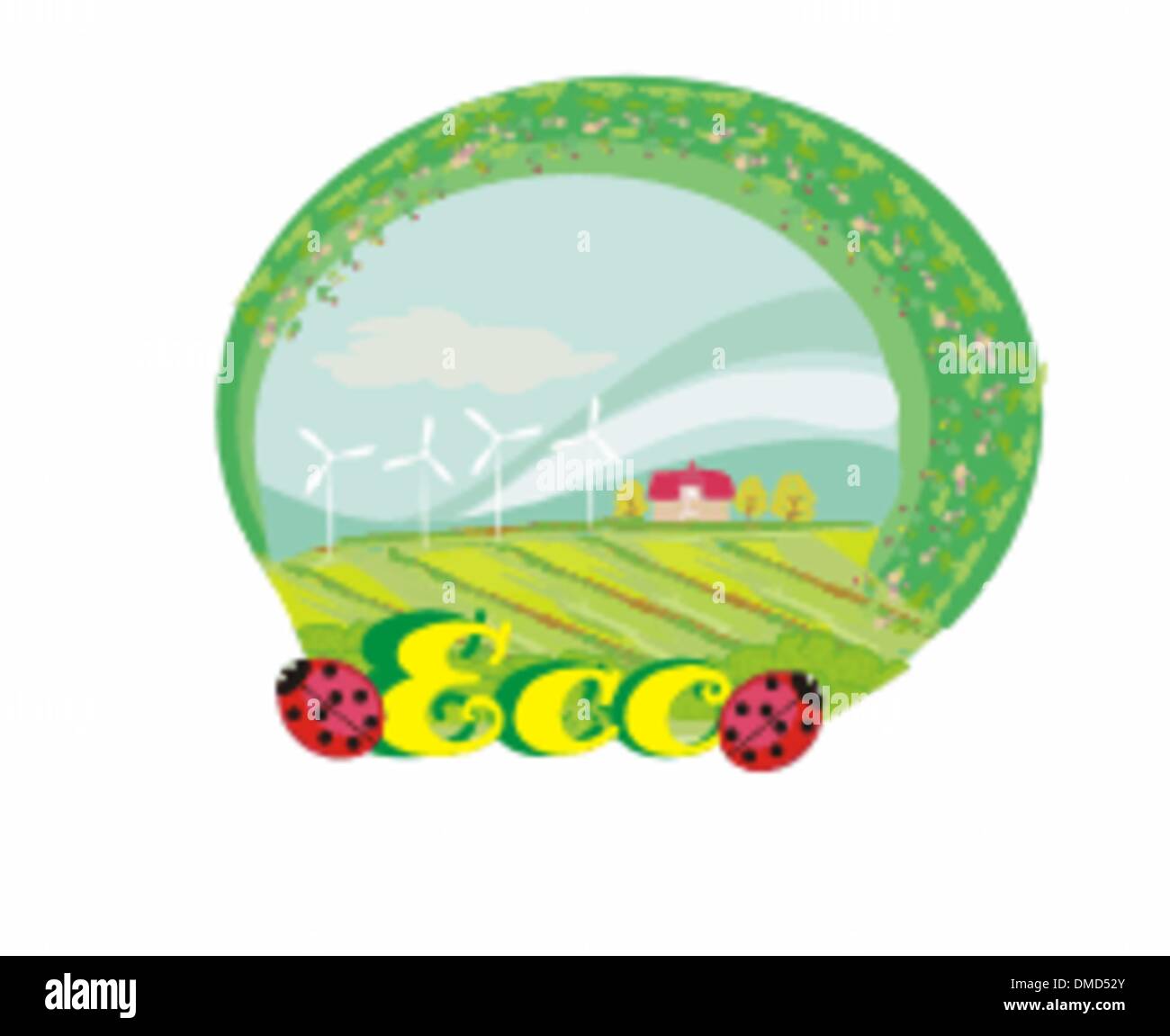 Eco label Stock Vector