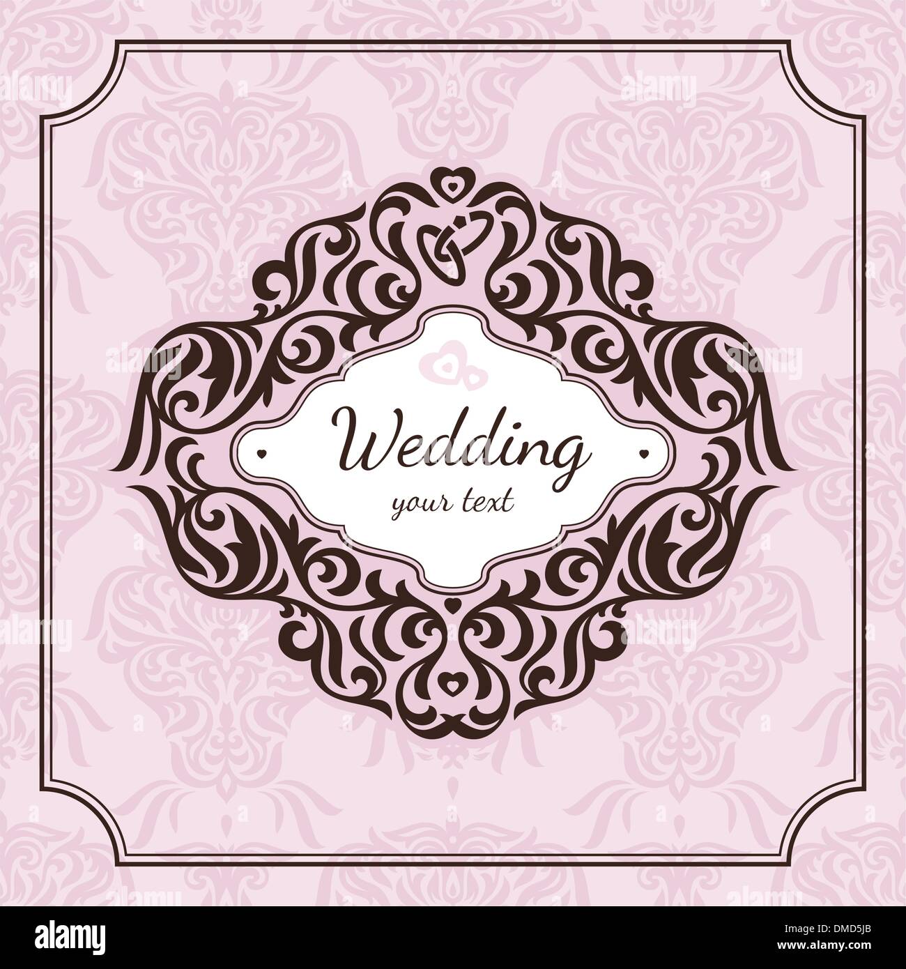 vintage floral frame Stock Vector Image & Art - Alamy