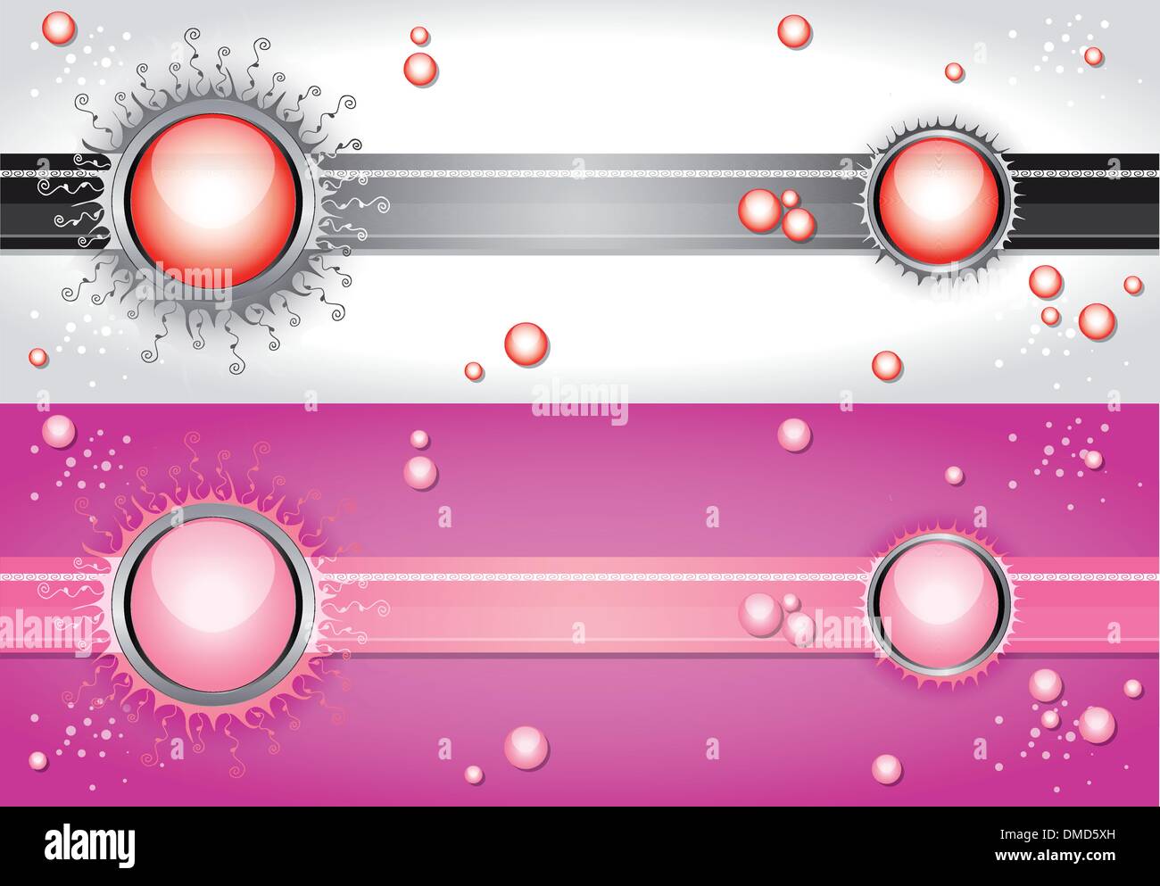 Vector bright banners with circle hi-res stock photography and images ...