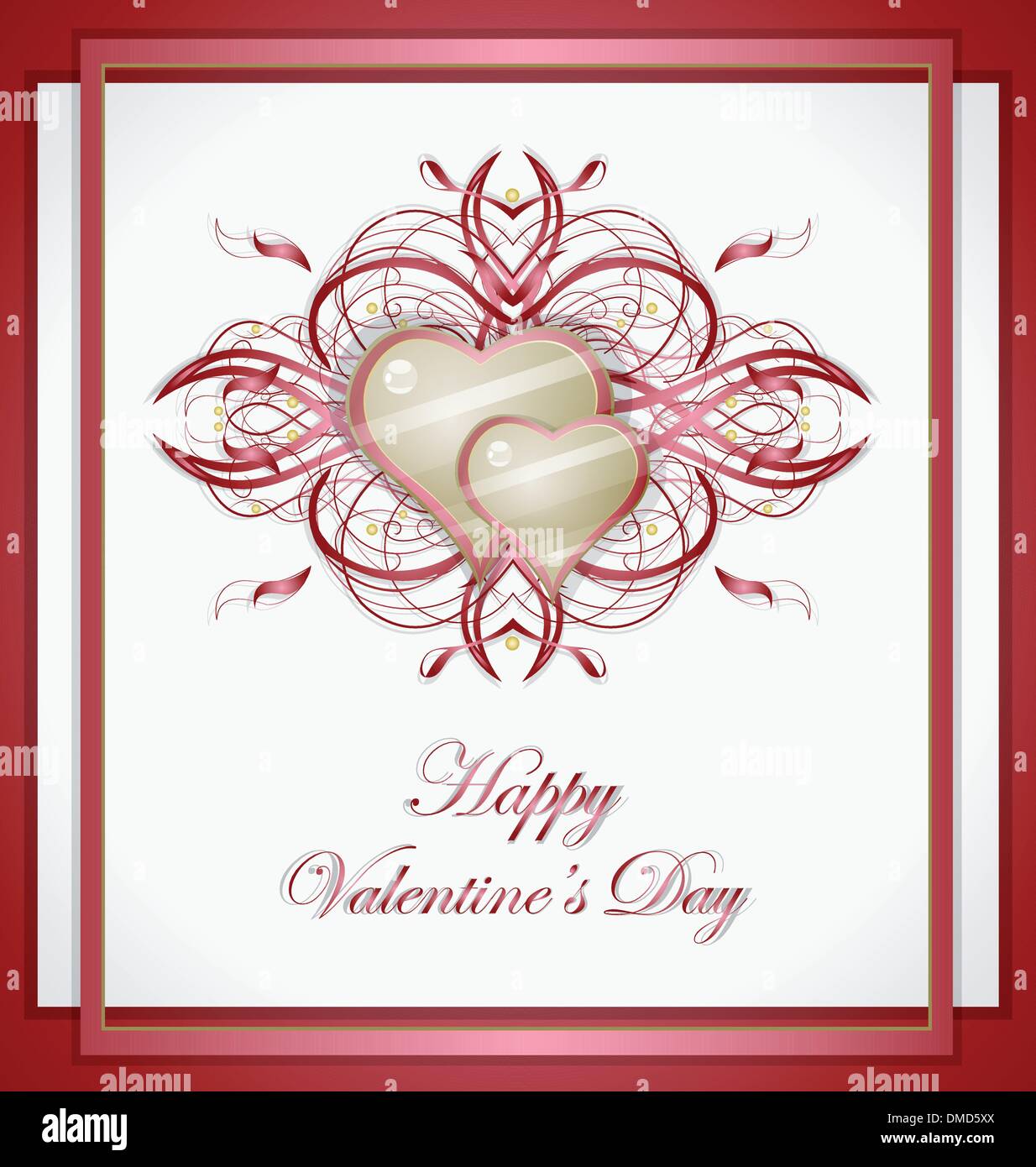 Valentines hearts. Illustration 10 version Stock Vector