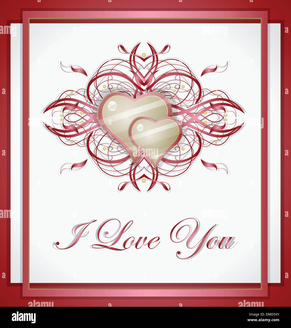 Valentines hearts. Illustration 10 version Stock Vector