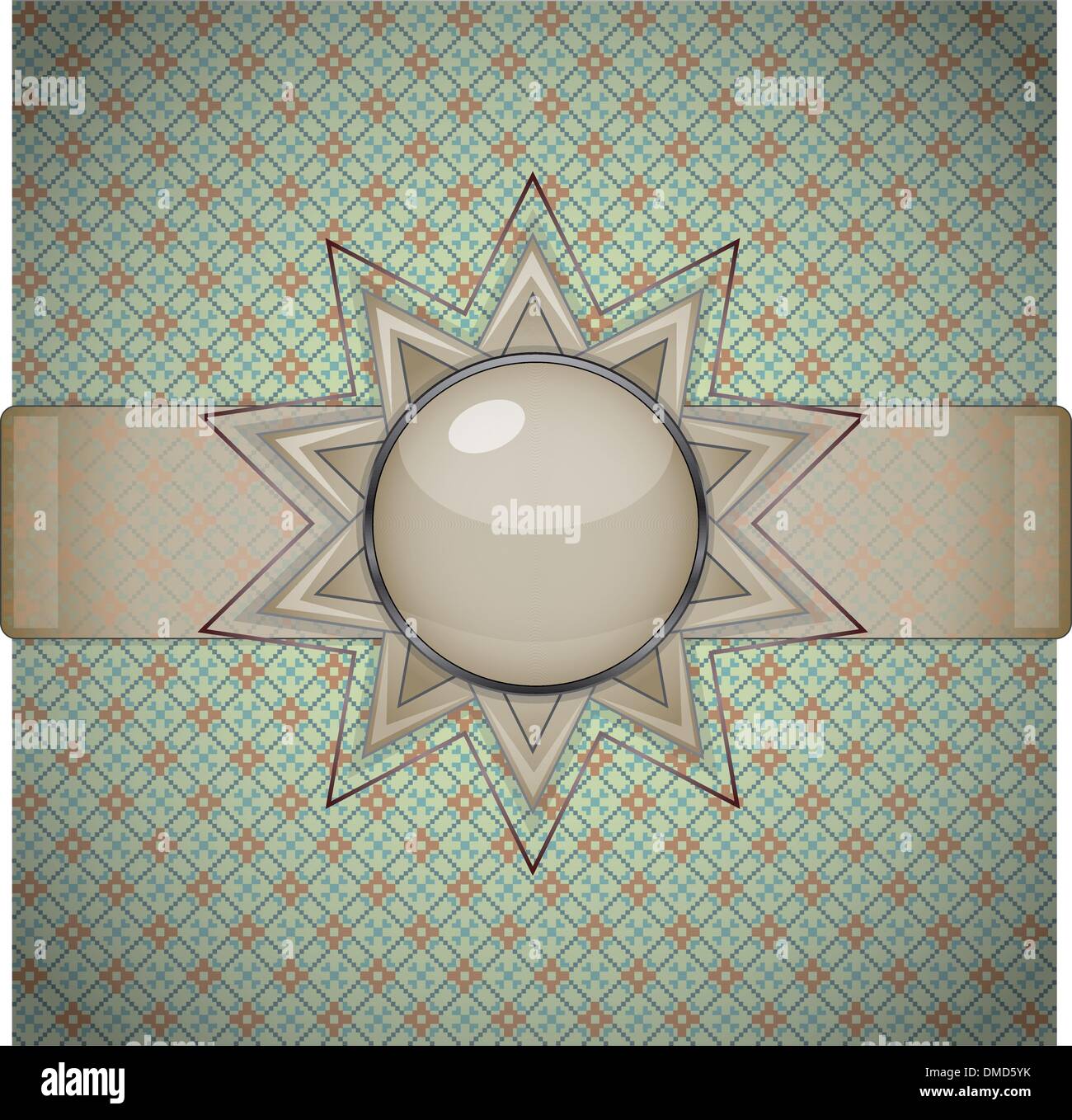 Retro background with ornament Stock Vector Image & Art - Alamy