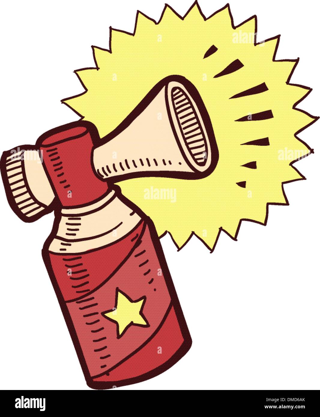 Air horn sketch Stock Vector Image & Art Alamy