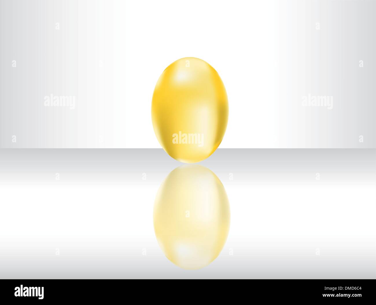 vector illustration with golden egg Stock Vector