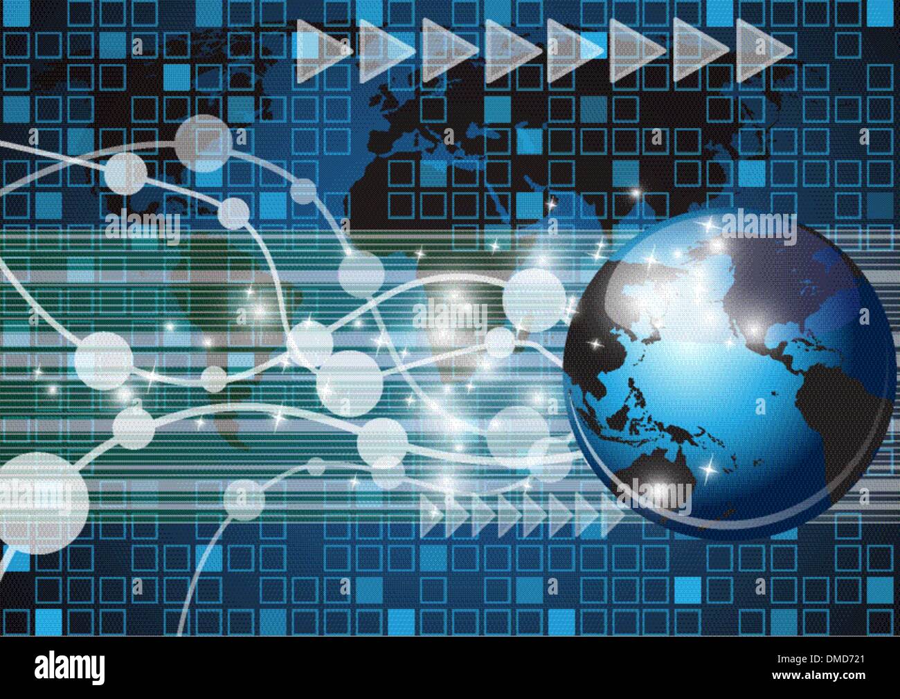 Abstract globe vector and technology background. eps10 Stock Vector ...