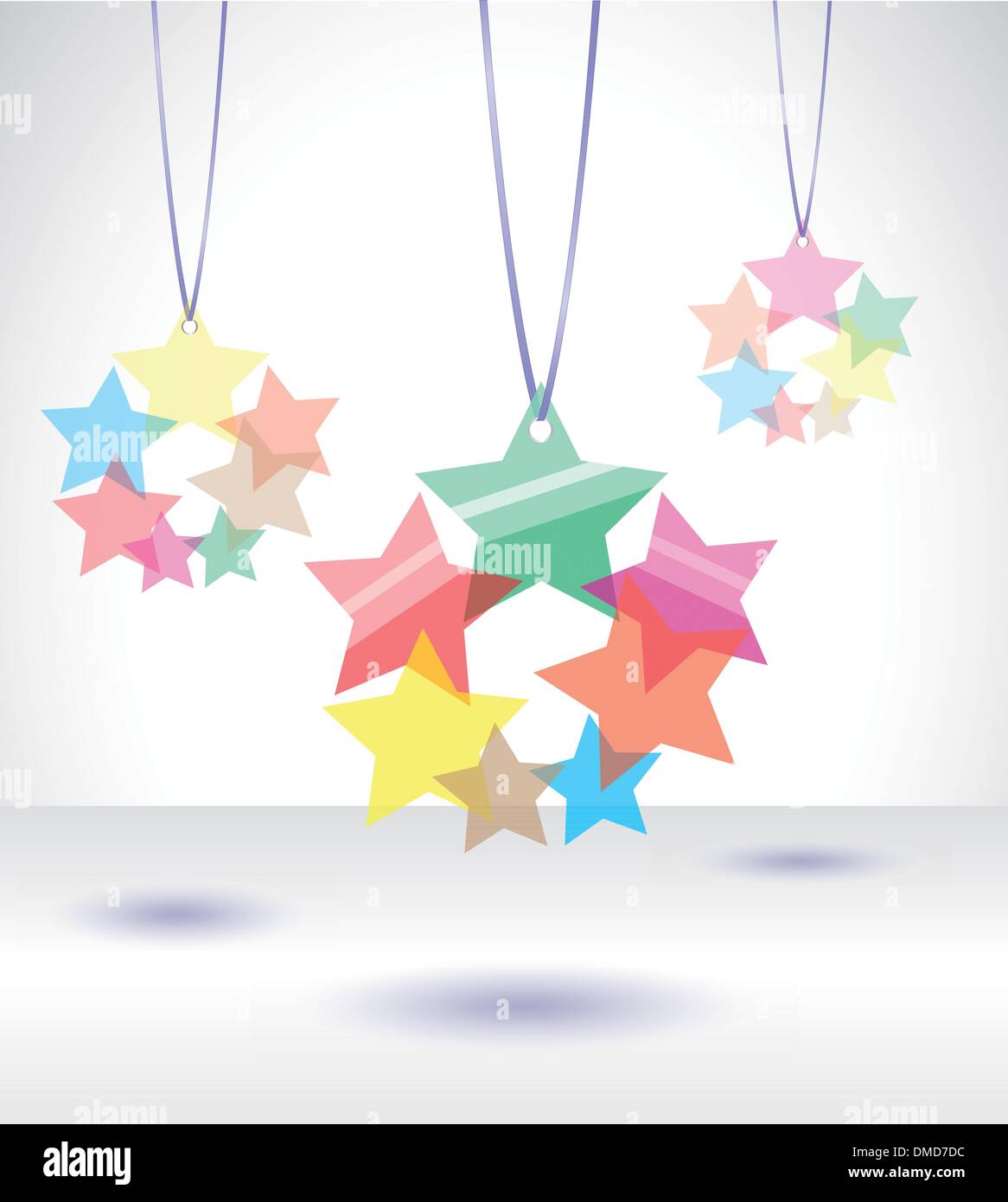 Vector illustration with tranparent stars Stock Vector Image & Art - Alamy