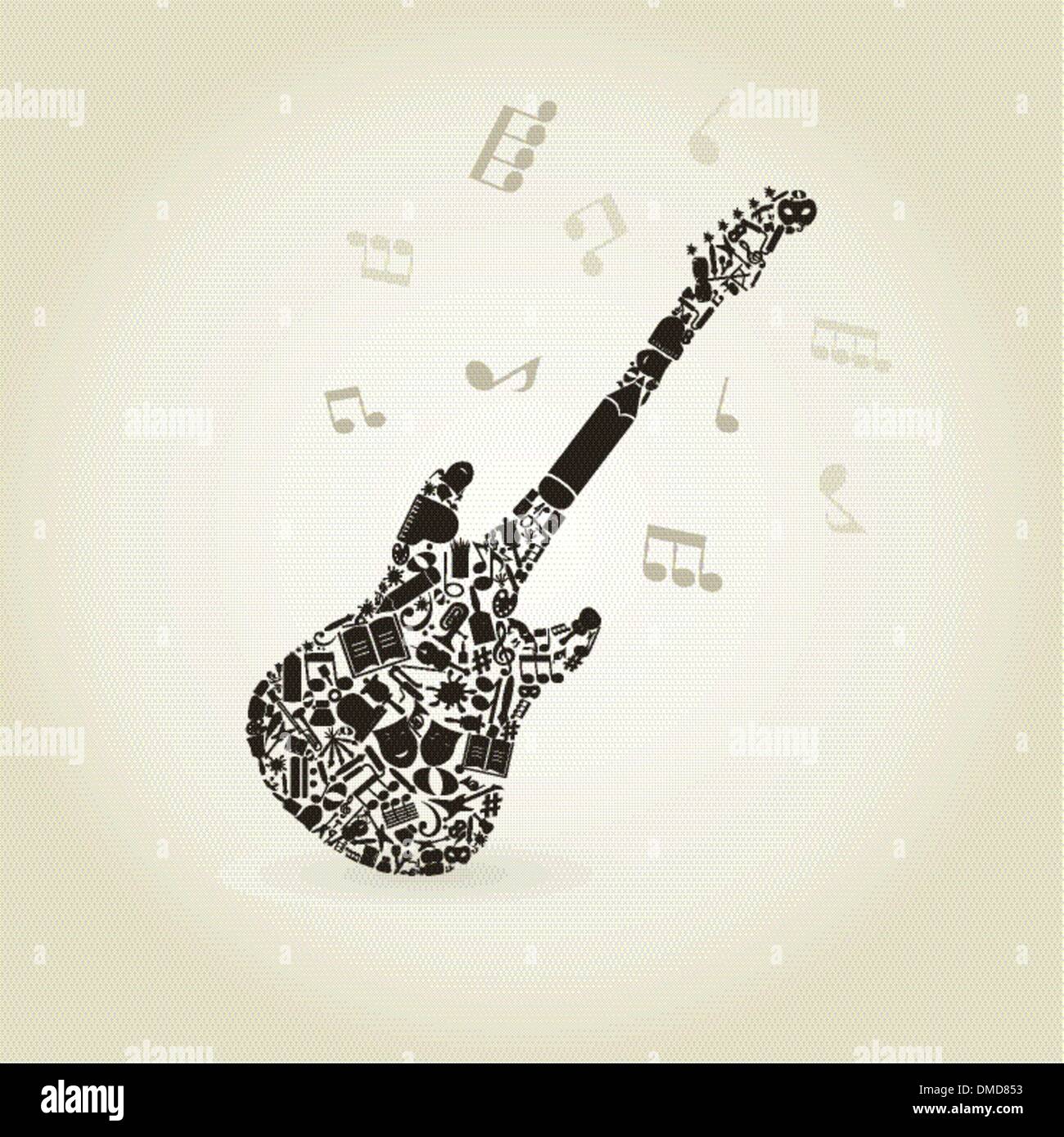 Guitar handle Stock Vector Images - Alamy