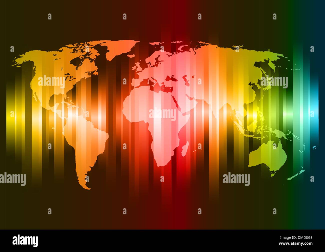 Abstract map vector background Stock Vector