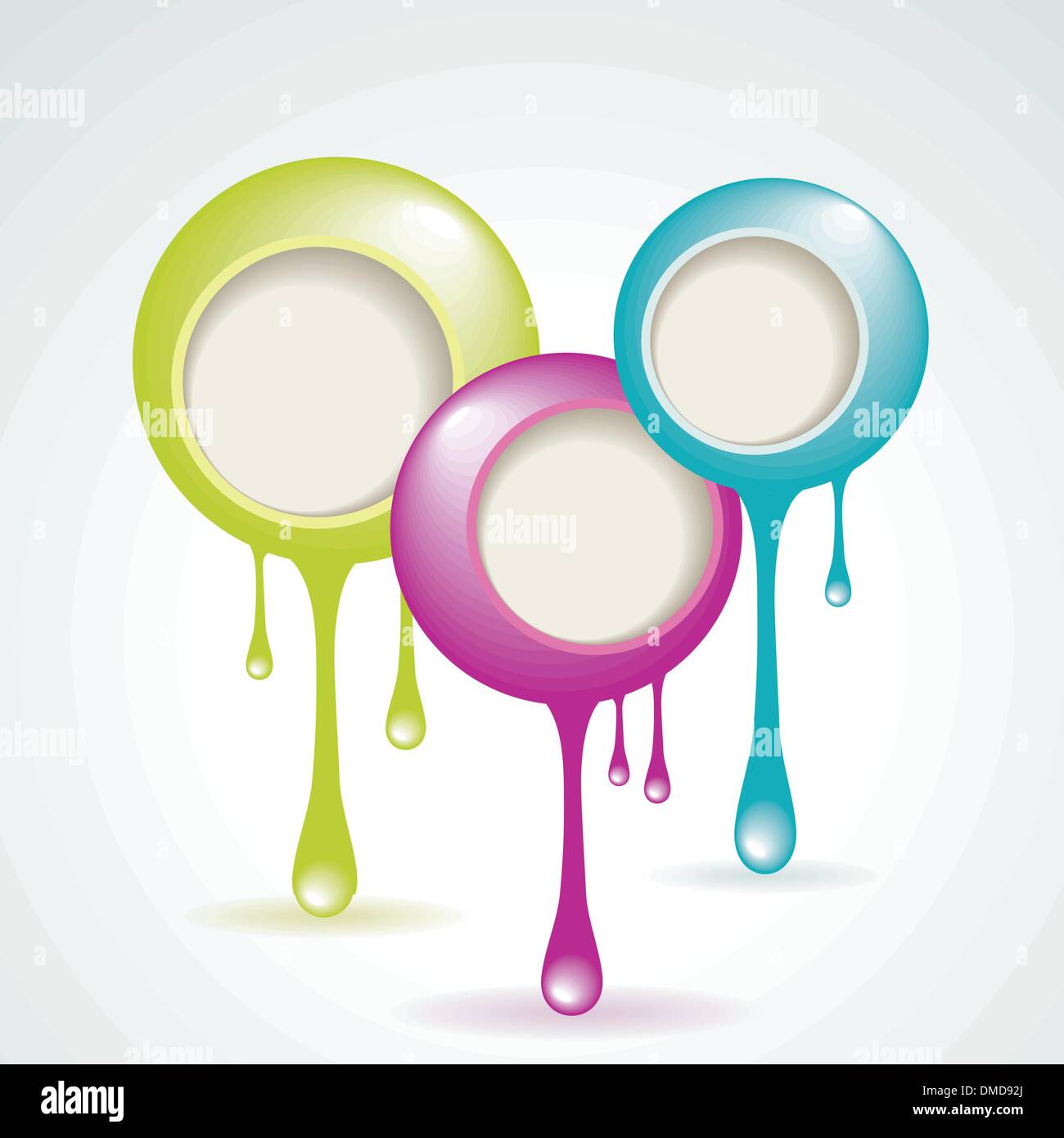Vector Idea Bulbs. Chat Bubbles Stock Vector