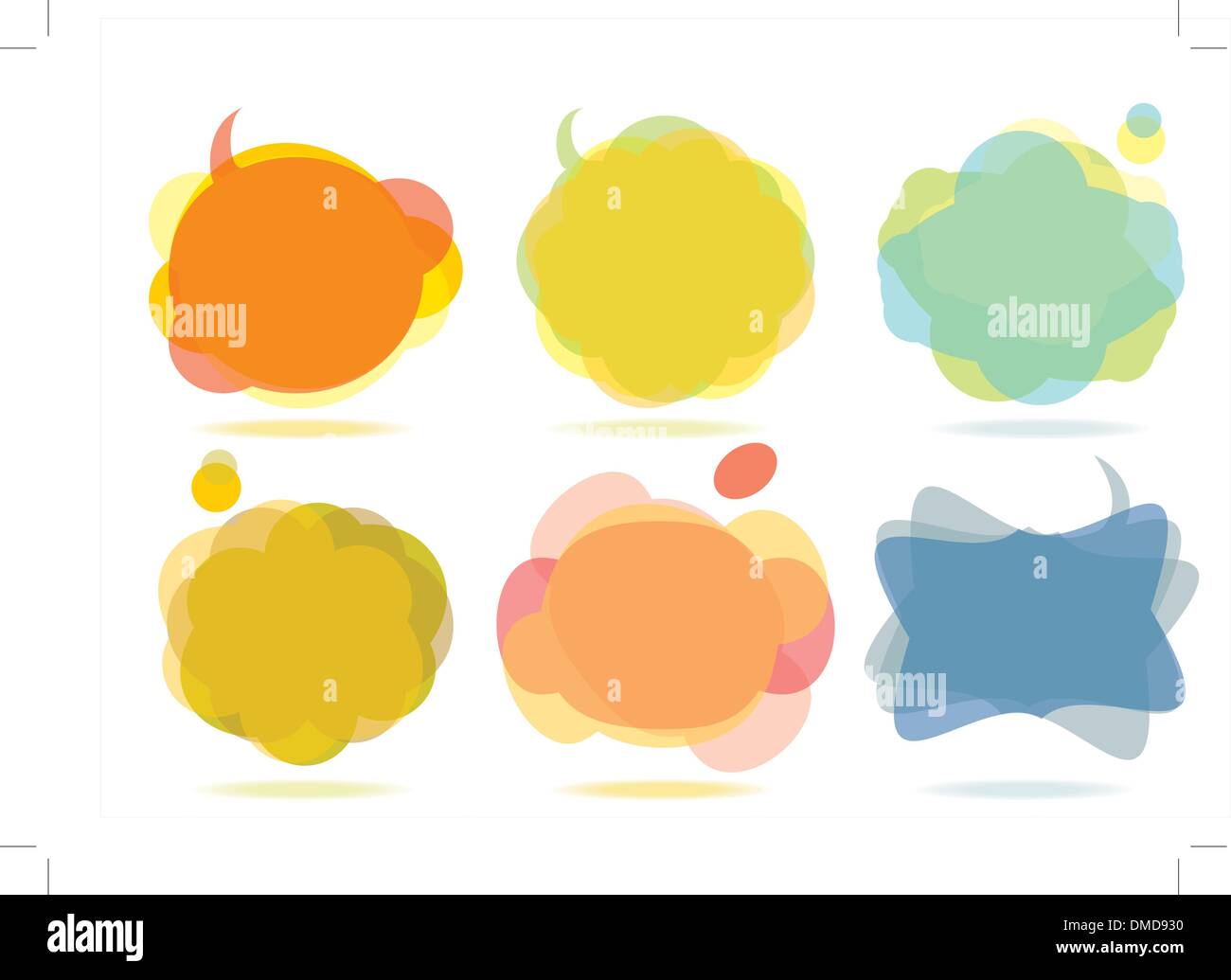 speech bubbles Stock Vector