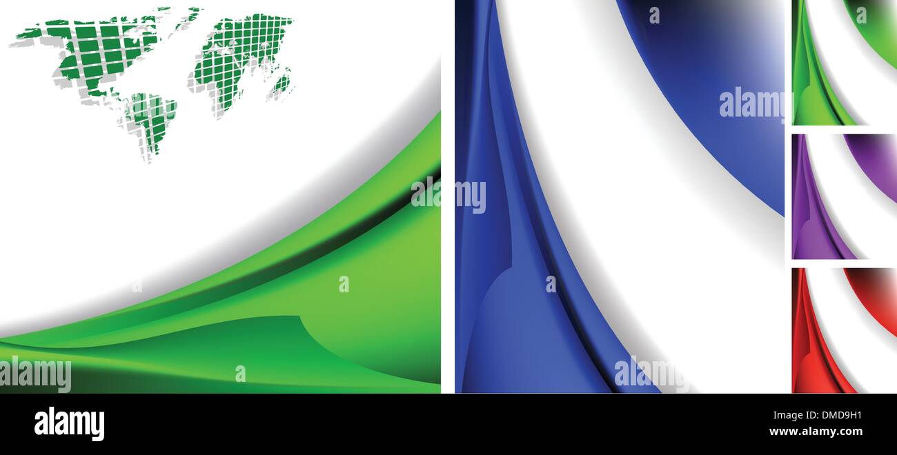 the vector green abstract background Stock Vector Image & Art - Alamy