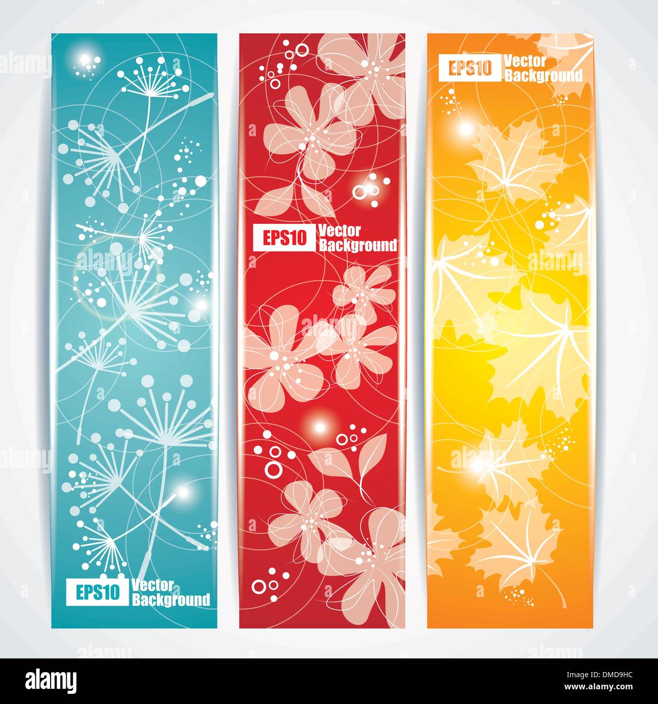 Banners, headers abstract lights Stock Vector