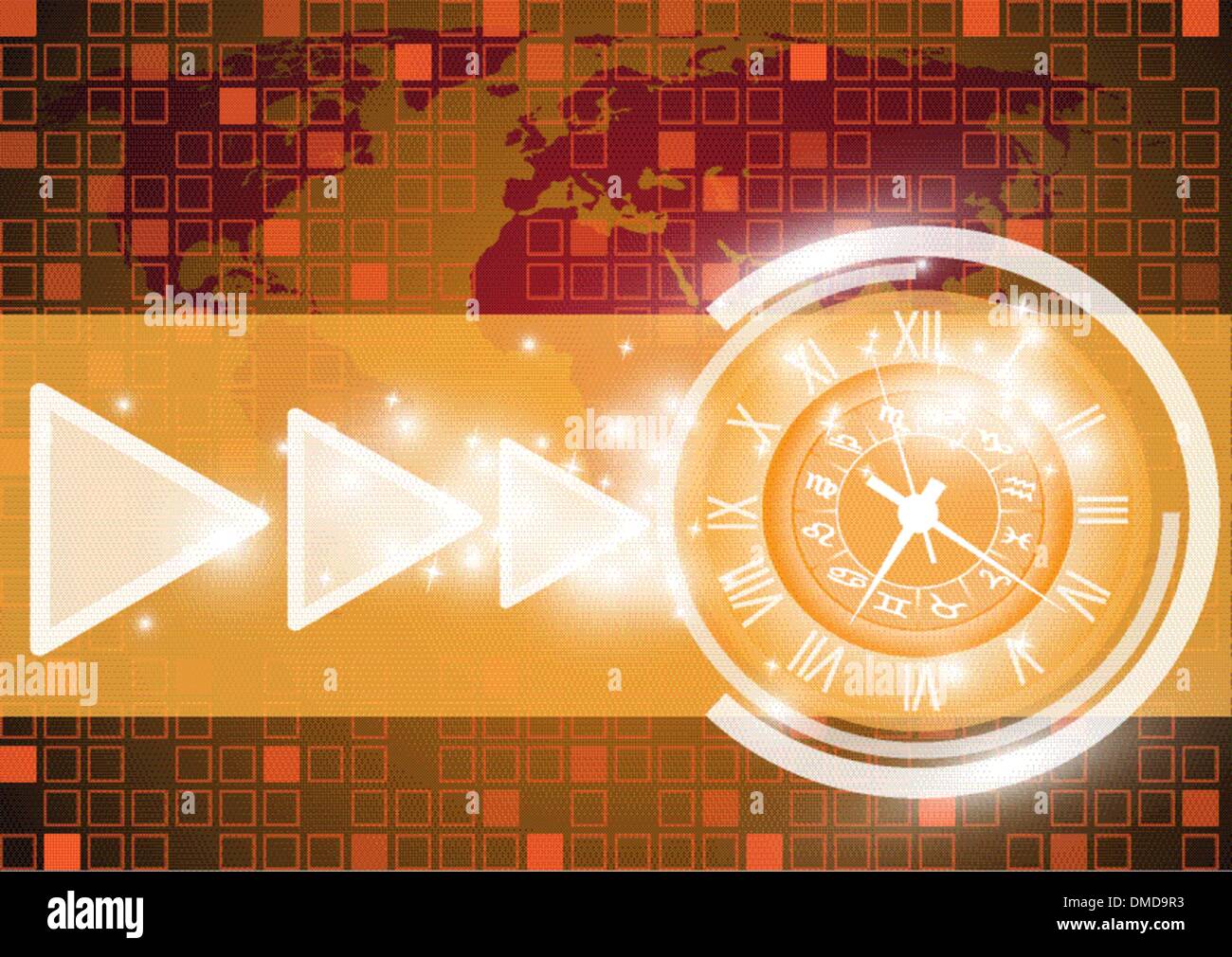 Abstract globe vector and technology background. eps10 Stock Vector ...