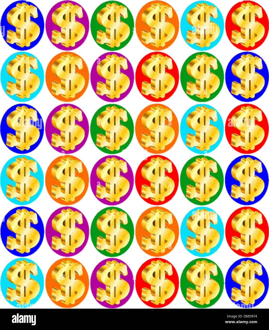 background with dollars Stock Vector Image & Art - Alamy