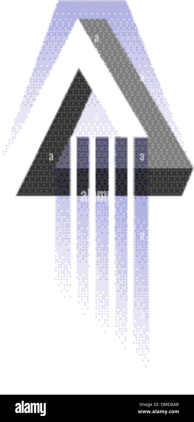 industrial business icon Stock Vector