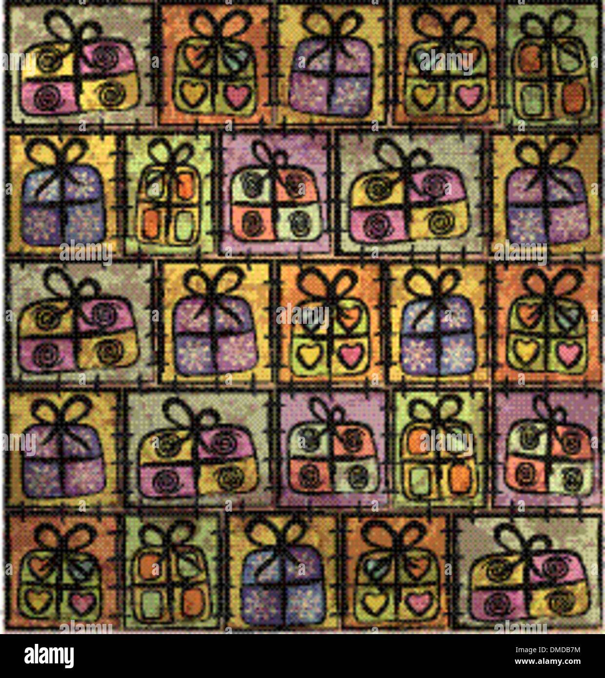 Christmas background with gifts Stock Vector Image & Art Alamy