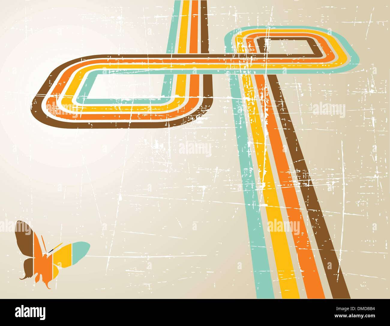 the vector retro grunge background Stock Vector Image & Art - Alamy