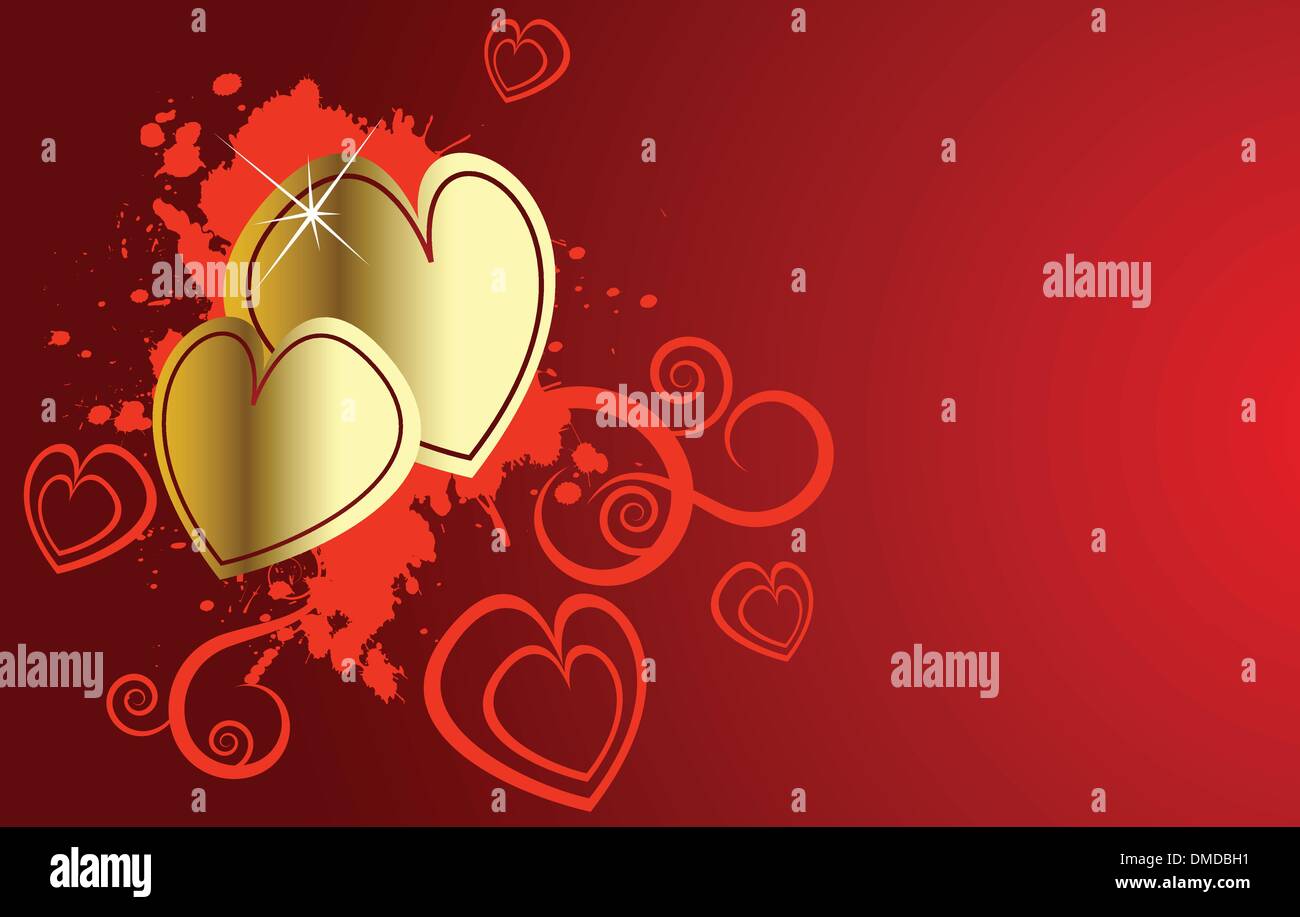 the vector valentines day background Stock Vector Image & Art - Alamy