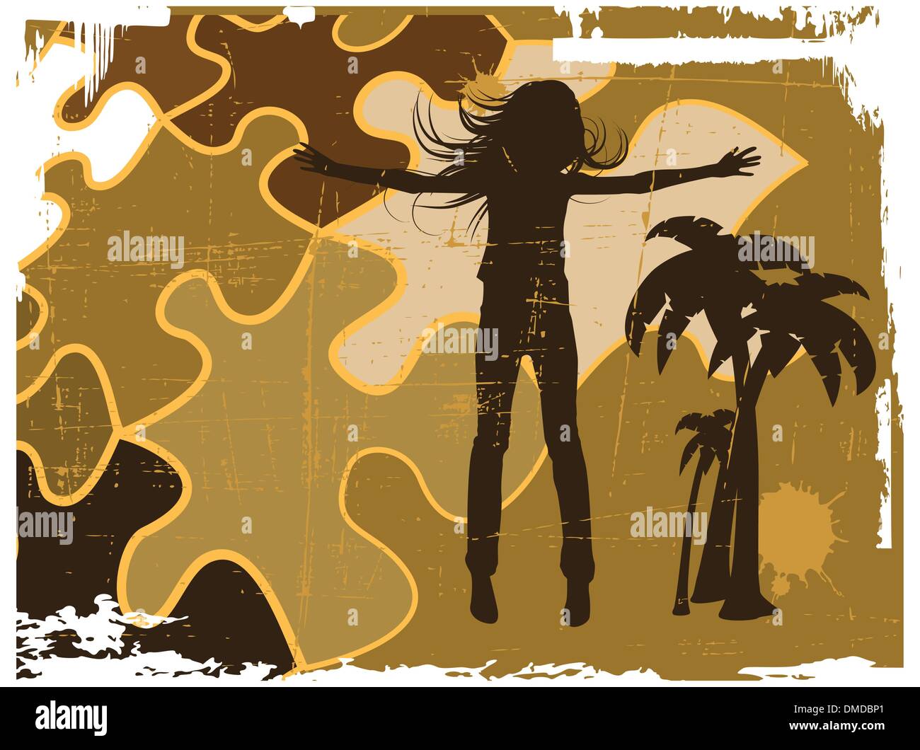 the grunge vector retro abstract background Stock Vector Image & Art ...