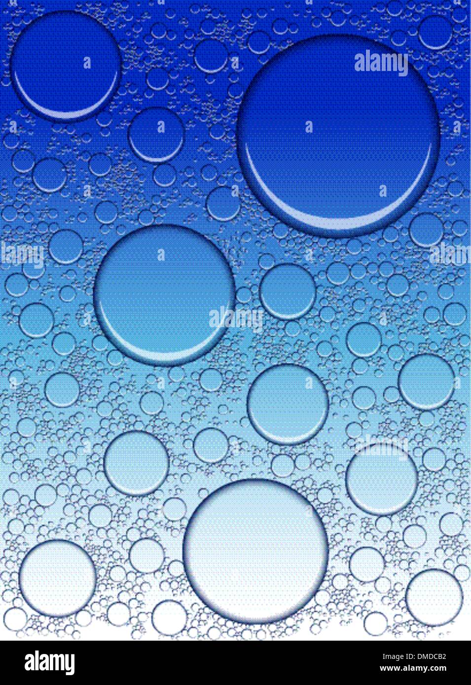 water bubbles Stock Vector