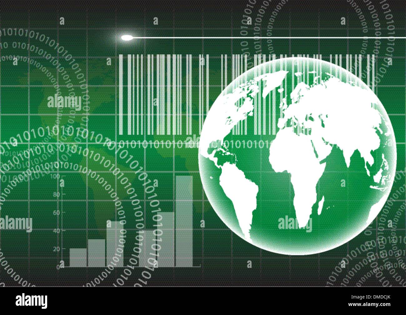 Globe vector and technology background. eps10 Stock Vector Image & Art ...