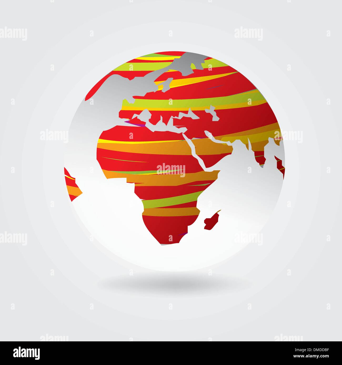 vector stylized image of a planet Stock Vector