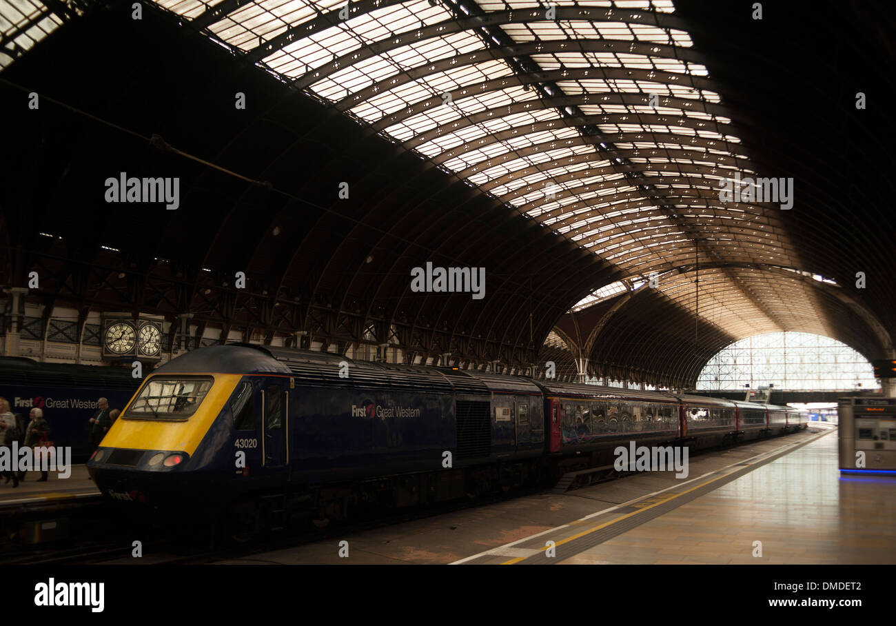Paddington train station, West London, England, United Kingdom Stock