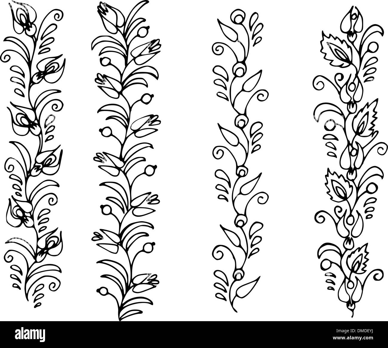 Frieze pattern Black and White Stock Photos & Images - Alamy