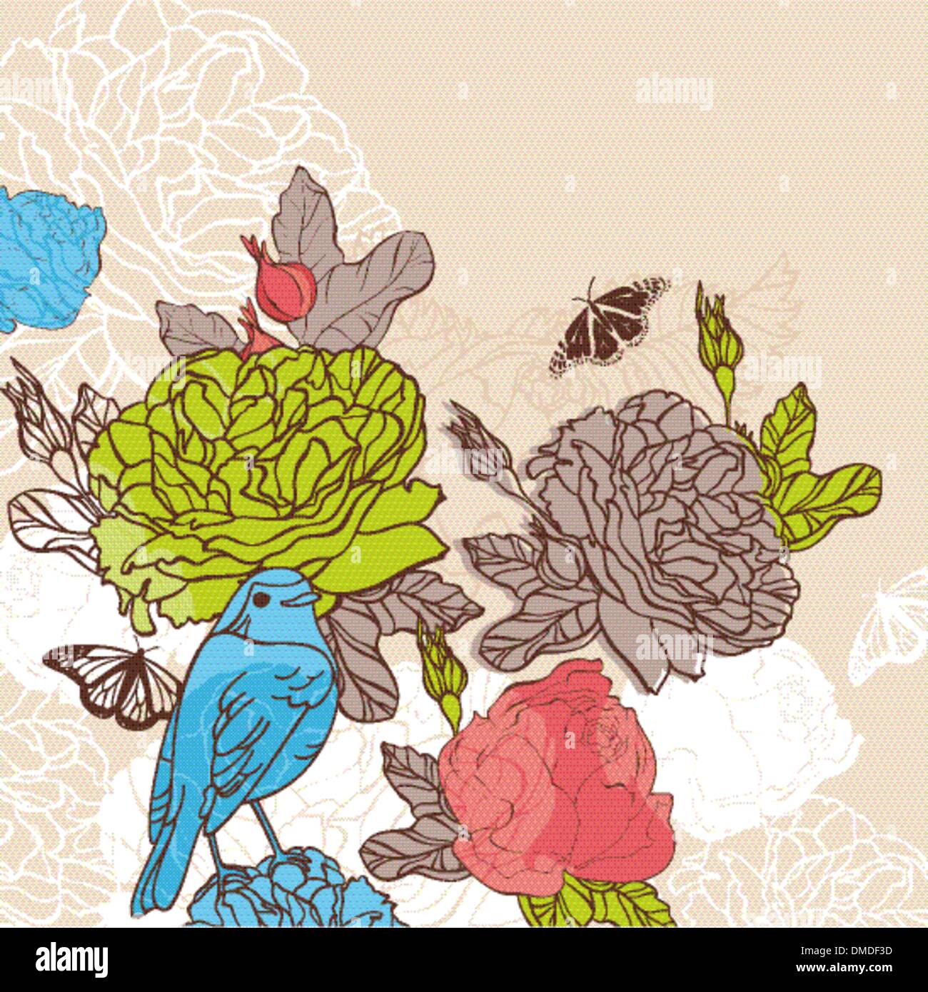 lovely floral card Stock Vector Image & Art - Alamy