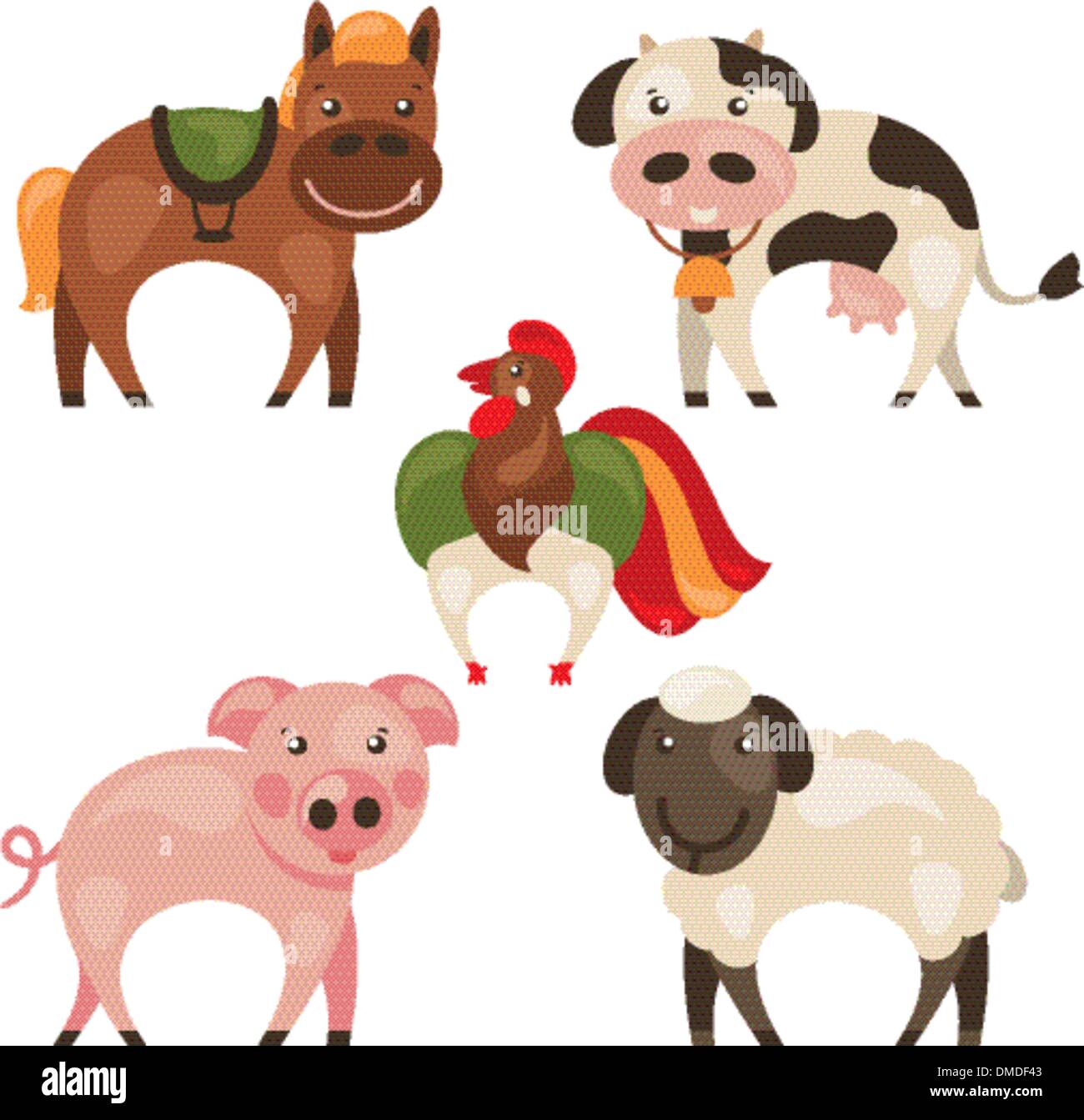 set of farm animals Stock Vector Image & Art - Alamy