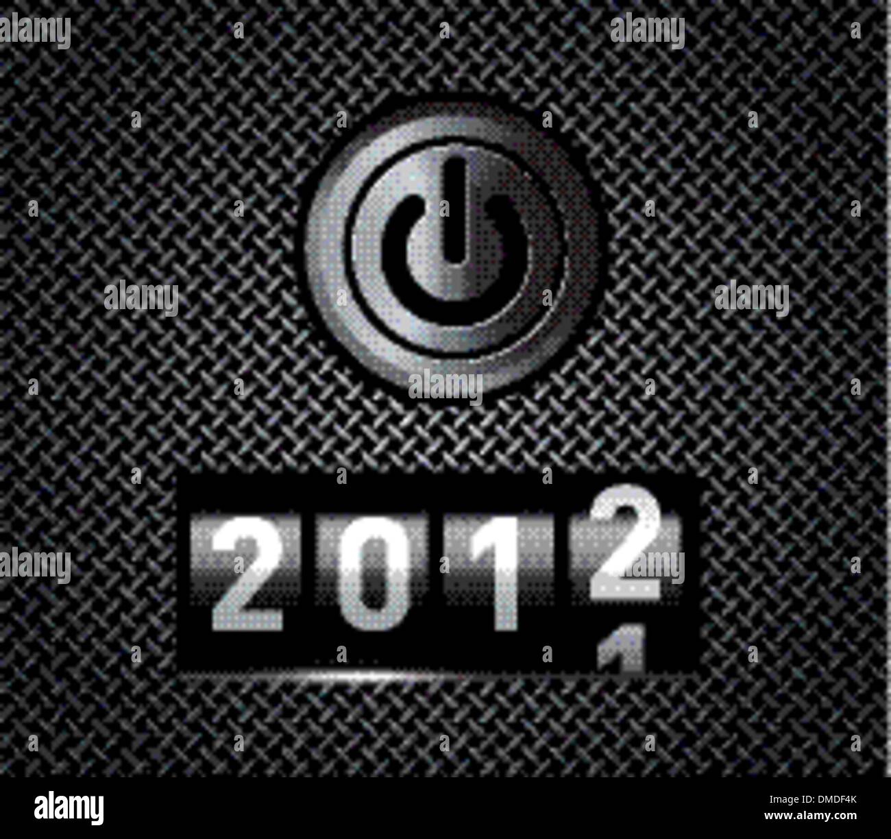 New Year counter Stock Vector