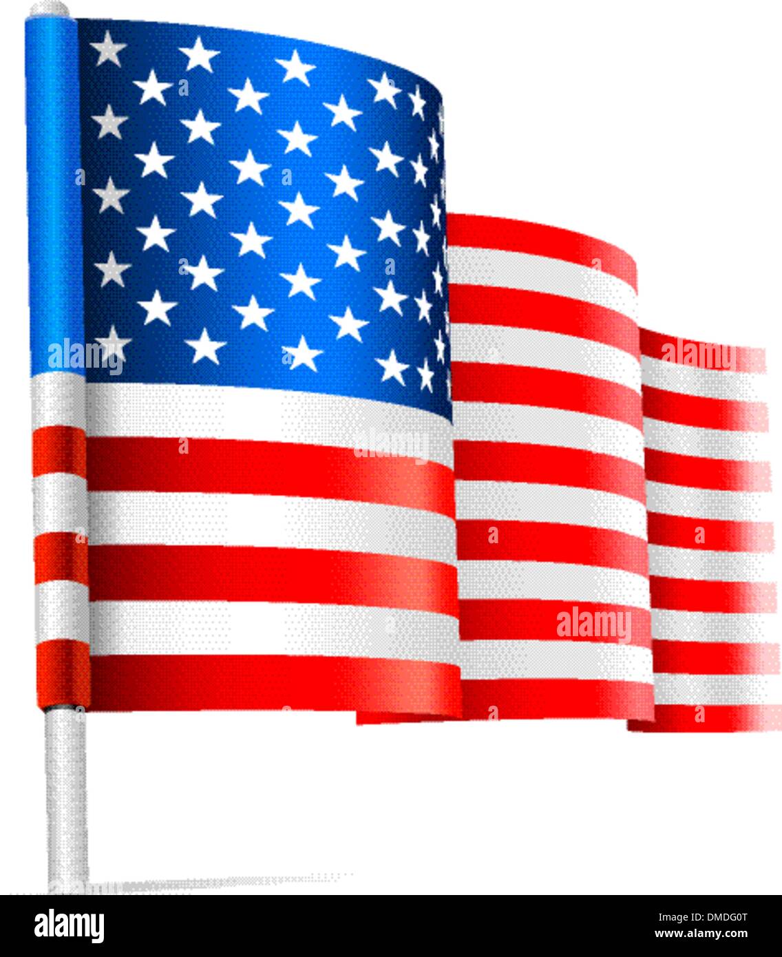 American Usa Flag Waving Stock Vector Image Art Alamy American Usa Flag Waving Stock Vector Image Art Alamy