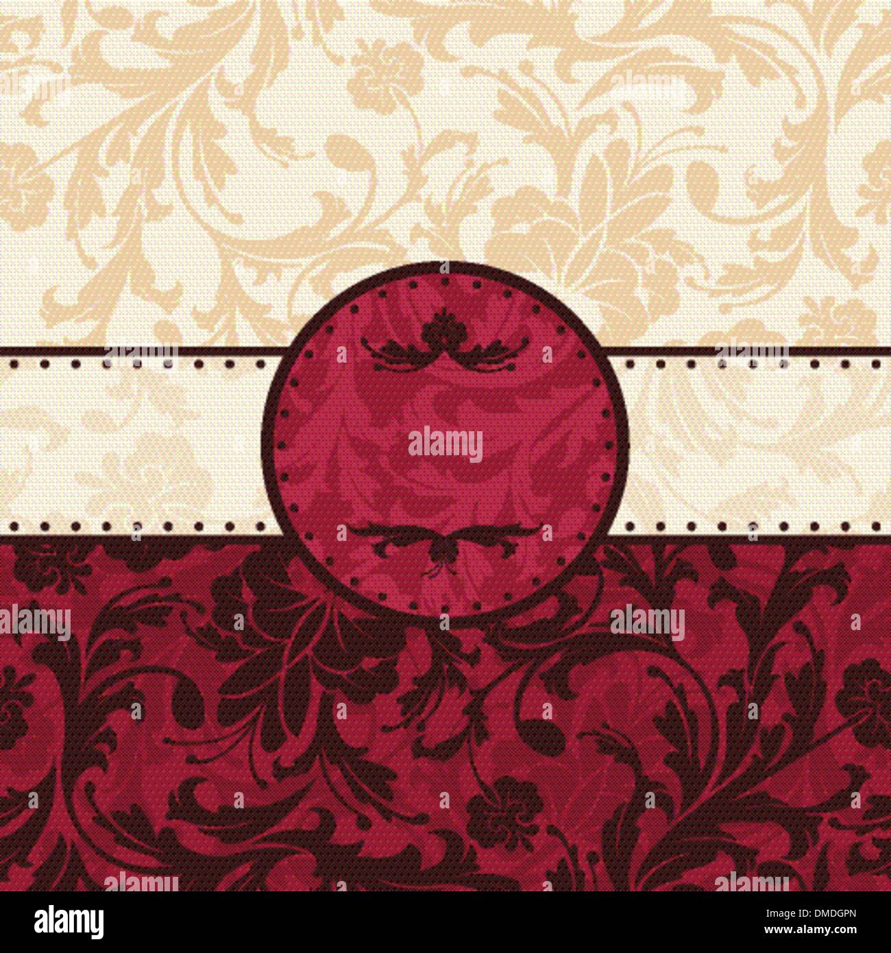 vintage floral frame Stock Vector Image & Art - Alamy