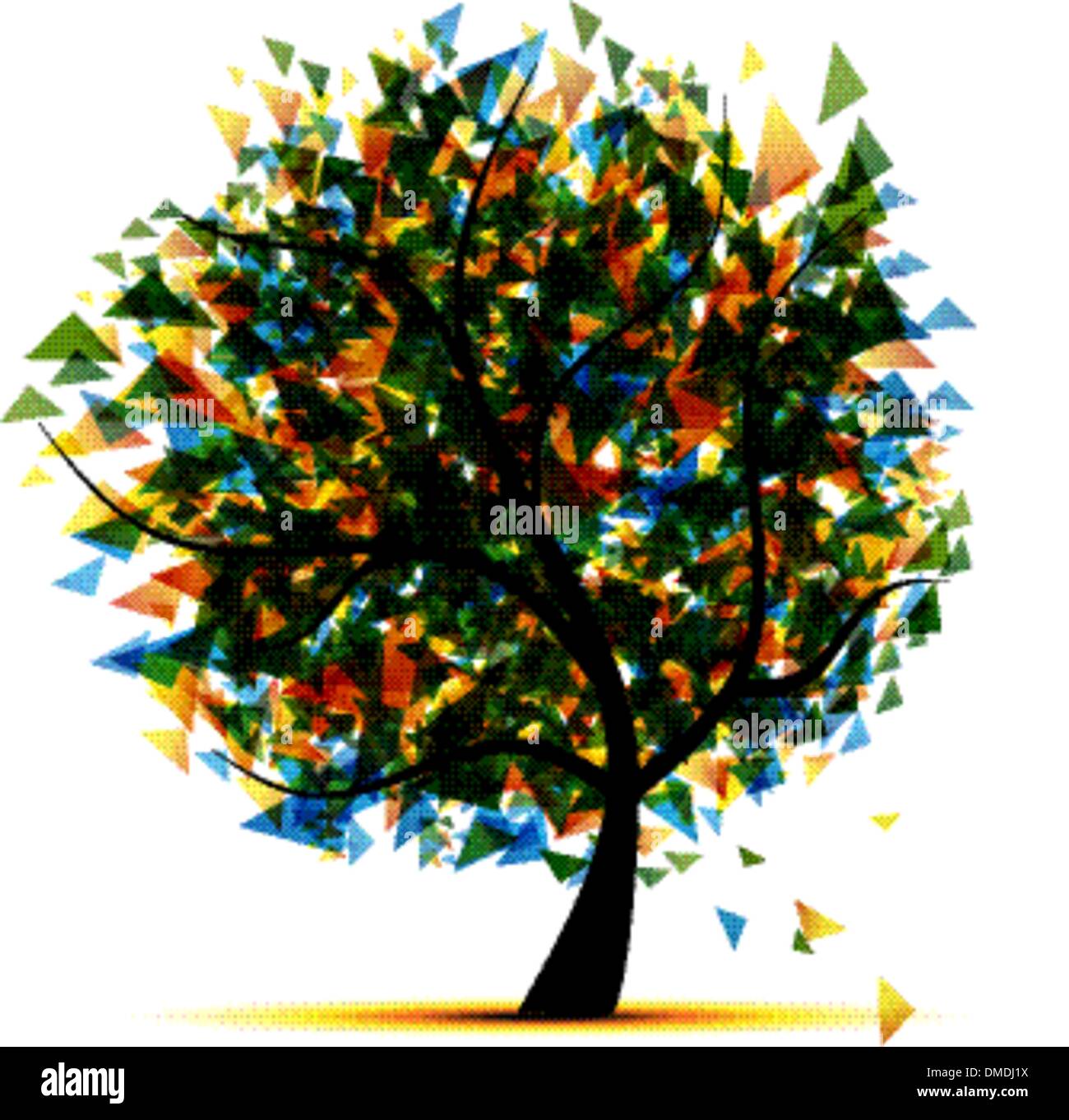 Abstract tree for your design Stock Vector Image & Art - Alamy
