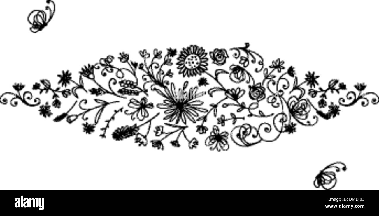 Floral frame for your design Stock Vector Image & Art - Alamy