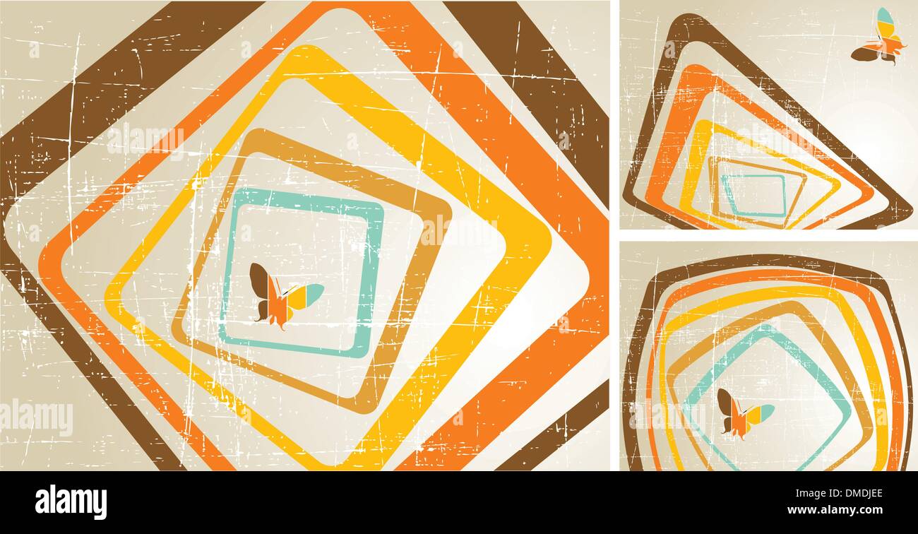 the vector retro grunge background Stock Vector Image & Art - Alamy
