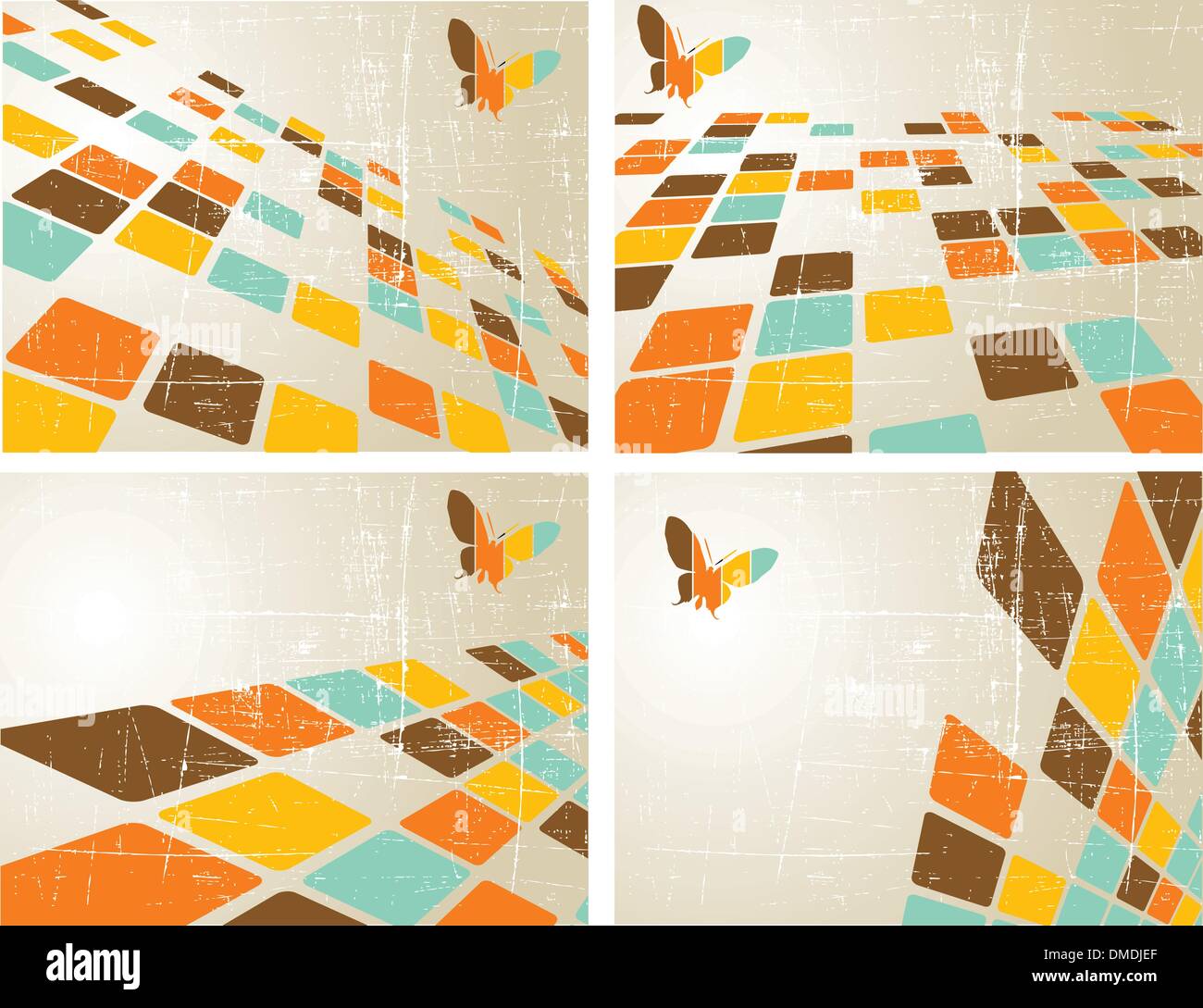 the vector retro grunge background Stock Vector Image & Art - Alamy